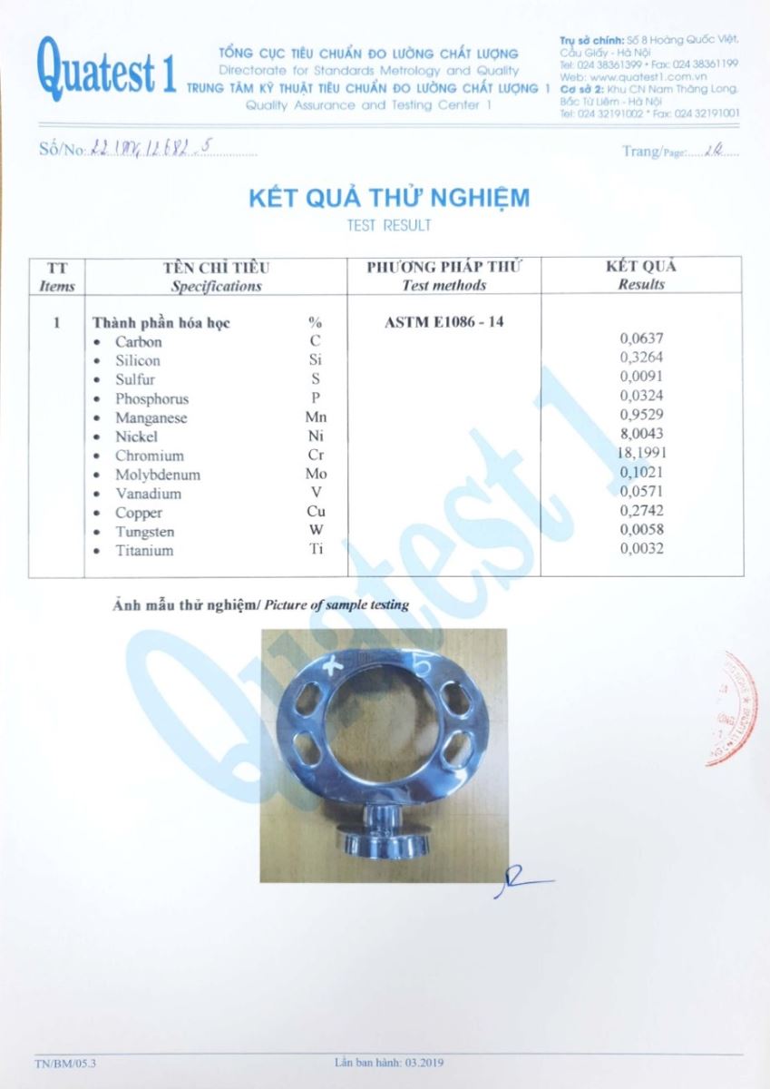 Chứng chỉ cốc đựng kem đánh răng - 2